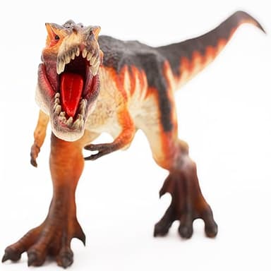 Gemini&Genius T-Rex Dinosaur Toy Figure Tyrannosaurus Rex Action Figure with Movable Jaw - 11.5 Inches Length - Gift, Stocking Stuffer, Birthday Cake Topper for Kids (T-Rex)