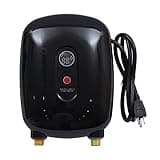 Mini Electric Tankless Water Heater-110V 3000W Small Instant Hot Water Heater with LCD Digital Display for Kitchen Sink Faucet (Black)