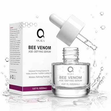 Bee Venom Serum for Face and Body, PDRN Infused Formula Bee Venom Serum - Hydrating & Firming Face Serum for Women, 5000PPM, Cruelty-Free, 20 mL, for Radiant, Healthy-Looking Skin