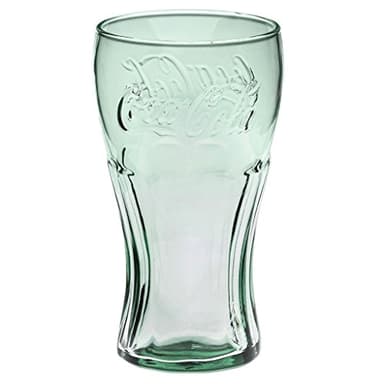 Classic Coca-Cola Glass in Georgia Green 17.2oz/510ml Coke Glass