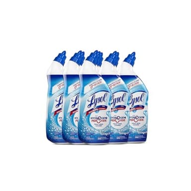 Lysol Hydrogen Peroxide Toilet Cleaner - 24 fl oz (0.8 quart) - Ocean Fresh Scent - Blue - 9/Carton - 98011CT