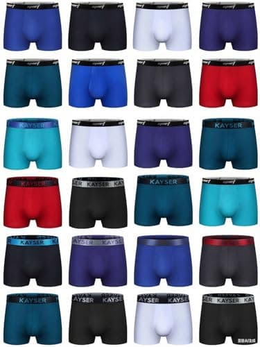 CONKEND Mens Boxer Briefs Cotton Underwear Short Leg Comfy Breathable Sport Short Leg Boxer Briefs Random 10PCS M