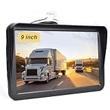 GPS Navigator for Car Truck RV, 9 inch Touch Screen Latest 2025 Map, Real Voice Spoken Turn-by-Turn Direction Reminding Navigation System for Cars, Vehicle GPS with Speed and Red Light Warning