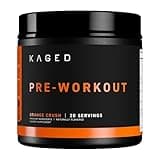 Kaged Original Pre Workout Powder Orange Krush Pre-Kaged Formulated with Creatine, Beta Alanine, Pure Caffeine 20 Servings