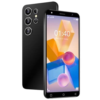 CostMvp Cheap 4G Mobile Phone, 5.0inch HD Screen, Dual SIM, 16GB ROM/SD to 128GB, Android 10.0 OS, Dual Camera/3500mAh Big Battery/WiFi/GPS/Face Unlock (Black)