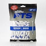 Pride Wooden Golf Tees - 135 Count, 3-1/4 Inch Pro Length Plus - #1 Brand on the Tour - Best for Drivers over 360cc - Improve distance and accuracy