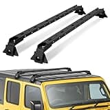 XOOKUN Load 280 lbs Heavy Duty Roof Rack Cross Bars for 84-01 Jeep Cherokee XJ Jeep Wrangler JL JK Gladiator JT 2007-2024(2/4 Door Hardtop) Roof Rack Bars Kayak Cargo Carriers Crossbar roof Rack