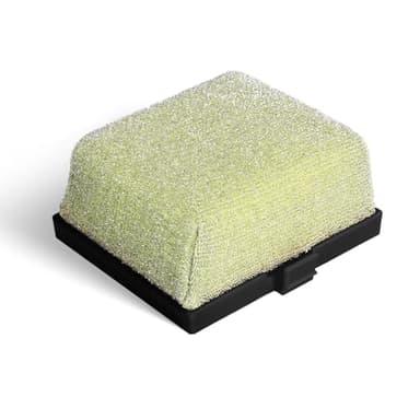 GASPRO Replaceable Cleaning Head for Steam Grill Brush, Bristle Free BBQ Grill Cleaning Pads with Heat-Activated Sponge, Safe for Most Grates, Replace & Reuse, Black