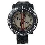 Scuba Choice Diving Deluxe Wrist Compass – 2.3” Display, Accurate Underwater Navigation, 15” Strap, Depth Rated 80m, 25° Tilt, Durable -5°C to 55°C, Made in Taiwan