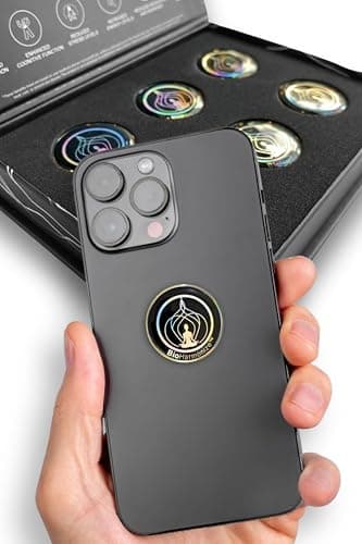 BioHarmonize Phone EMF Harmonizing Stickers — Multifaceted Neutralizer with Patented Quantum Technology & Natural Minerals | Pack of 6