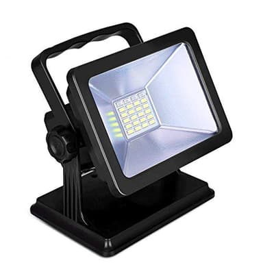 OYOCO 30W Rechargeable Work Light with Magnetic Base,2000 Lumens LED Flood Light,180° Rotatable,Waterproof Spotlights,3 Light Modes,9H Runtime-Hands Free for Construction,Car Repair,Camping,Emergency
