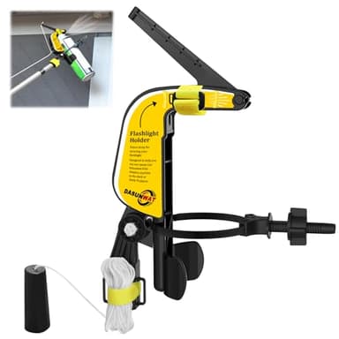Spray can Extension Pole Adaptor,Adjustment Sprayer Bracket Adaptor, Black