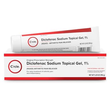 Diclofenac Sodium Gel 1% 150g Effective Arthritis Pain Reliever - Prescription Strength Anti-Inflammatory Gel - Extra Strength Arthritis Cream for Daily Use - Get Over-The-Counter Relief(1Pack)