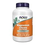 NOW Foods Supplements, Magnesium Citrate Pure Powder, Enzyme Function*, Nervous System Support*, 8-Ounce