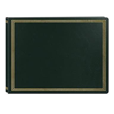 Pioneer Photo Albums Jumbo Magnetic Page X-Pando Album, Hunter Green