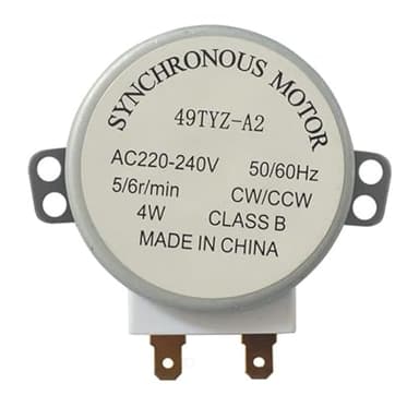 Tolxh #49TYZ-A2 Microwave Oven Synchronous Motor 49TYZ-A2 AC 220-240V CW/CCW 4W 5/6 RPM b~~W Quality Durable New Replacement Parts For Synchronous Motor