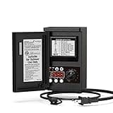 Malibu Low Voltage Landscape Transformer - 45W Power Supply 120V to 12V for Outdoor Pathway Lights, Spotlights with Timer, Photo Sensor and Weatherproof Shield