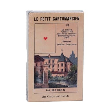 Vieux Monde Express Le Petit Cartomancien | Vintage Oracle Deck | French Deck First published 1875 in Paris | Lenormand Facsimile
