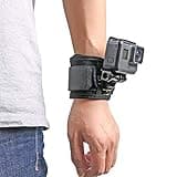 SUREWO Wrist Strap Mount Compatible with GoPro Hero 13/12/11/10/9/8/7//6/5 Black,DJI Osmo Action 5 pro/4/3,Insta 360 ONE R,AKASO/Campark and More