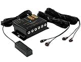 Remote Control Extender IR Repeater Extender Kit to Control Your Audio and Video Products Hidden in a Cabinet, or in Another Room to Keep Them Out of Sight. Includes IR Receiver to IR emitter