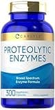 Carlyle Proteolytic Enzymes | 300 Capsules | Systemic Broad Spectrum Supplement | Vegetarian, Non-GMO & Gluten Free Formula