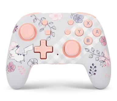 PowerA Nano Enhanced Wireless Controller for Nintendo Switch - Pikachu Garden, mini, portable, gamepad, motion controls, bluetooth