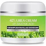 Vebuni Urea Cream 42% Foot Cream Salicylic Acid 4 Oz, Upgraded Callus Remover For Feet, Knees& Elbows, Intensive Moisturizes & Softens Skin, Exfoliates Dead Skin