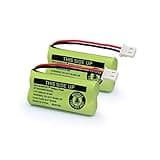 GEILIENERGY BT162342/BT262342 Battery Compatible for BT183342/BT283342 BT166342/BT266342 VTech CS6114 CS6419 CS6719 at&T EL52300 CL80111 Cordless Phone (Pack of 2)