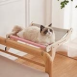 Durable and Stable Cat Bedside Perch,Easy to Assemble and Use Cat Windowsill Bed,Making The Most of Space,Chair Back or Drawer Perch for Cat