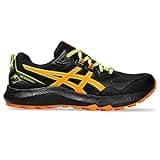 ASICS Men's Gel-Sonoma 7 Running Shoes, 10, Black/Bright Orange