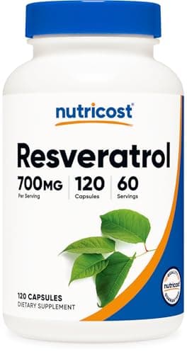 Nutricost Resveratrol 700mg, 120 Capsules - Vegan, Gluten Free, Non-GMO