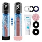Electric Penis Pump Male Sex Toys, Sex Toys for Men with 5 Suction Modes and 5 Training Pressure, Automatic Male Masturbator with Mini Pocket Pussy, Adult Sex Toys for Men Dick Enlarger Erection