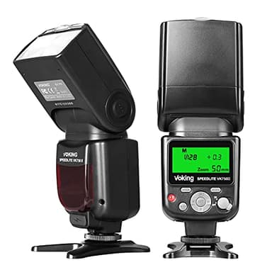 Voking VK750II TTL Camera Flash Speedlite with LCD Screen Compatible with Canon EOS 60D 70D 77D 80D Rebel T7i T6i T6s T6 T5i T5 T4i T3i and Other DSLR Cameras