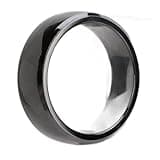 NFC Smart Ring, Ntag215 IC RFID Rewritable Smart Finger Ring, Support ISO1443A / B and 15693, IP68 Waterproof, Ceramic Smart Ring for Non Access Control, Attendance