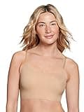 True & Co Womens Skinny Strap Ballet Bralette Bra, Bare, Small US