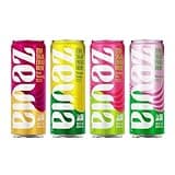 Zevia Zero Sugar Energy Drink, Fruity Fuel Variety Pack, 12 oz Cans (12-Pack) – Naturally Sweetened, Zero Calorie Sugar Free Energy - Non-GMO Project Verified, Gluten-Free, Vegan