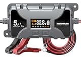 FirstPower Pro 5A Car Battery Charger, 12V/6V Automotive Battery Maintainer, Motorcycle Trickle Charger, Pulse Repair, Portable Fast-Charging for Lead Acid, AGM, Gel, Lithium(lifepo4) Batteries