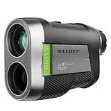 MILESEEY PF260 Golf Rangefinder with Slope, Removable Battery Power, 1100 yd Rechargeable Laser Range Finder Golf, ±0.4 yd Accuracy, 0.3s Flag Lock Vibration, 6X, Magnetic, Golf Accessories for Men