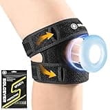 SOLOEVER Patella Knee Brace for Knee Pain, Dual Patellar Tendon Support Strap with Gel Pad for Men and Women, Adjustable Knee Pad for Meniscus Tear, Knee Compression Sleeve for Arthritis, Tendonitis