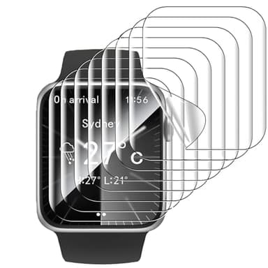 5Pcs Hydrogel Screen Protector for Apple Watch Series 11, 10/11, 10 Aluminum 46mm Smartwatch Soft HD Clear TPU Film Touch Sensitive, Self-Healing, Anti-Scratch, Ultra-Thin, Easy Installation