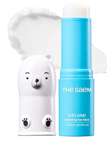 THESAEM Iceland Hydrating Eye Stick - Cooling Balm - Dark Circles & Puffiness – Under Eye Treatment - Reduce Wrinkles and Moisturizing - Minimize Dark & Puffy Eyes - Aqua Scent, 0.38 oz