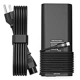 2025 New 130W USB C Type C Adapter Laptop Charger Compatible with Dell XPS 15 2in1 9575 Precision 5530 2in1 5550 5750 3560 3550 3551 Latitude 7410 7310 7210 9410 9510 9575 5420 5520 5510 Power Cord