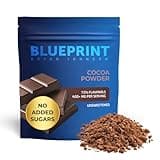 Blueprint Bryan Johnson Non Dairy Cocoa Powder - 7.5% Flavanols, 100% Pure Cocoa, Low Fat Unsweetened Cocoa, Undutched, Keto Friendly, Great for Baking & Cooking, Tested for Heavy Metals (12 Ounces)