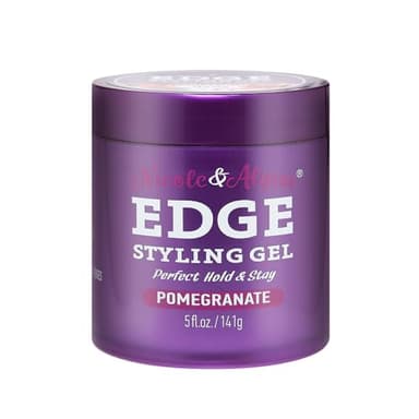 Nicole & Alyssa - Edge Control Gel 5oz - Pomegranate Extract, Long-Lasting Hold, No-Flake Formula, Sleek Finish