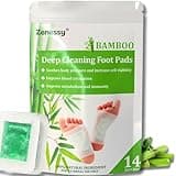 14 Pads | Deep Cleansing Foot Pads | Better Sleep & Foot Care | Bamboo Foot Patches | Organic Japanese Foot Pads | Cleanse & Energize | Organic Herbal Ingredients