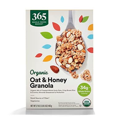 365 by Whole Foods Market, Organic Oat & Honey Granola, 17 Ounce