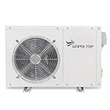 WOPOLTOP 20,000 BTU Swimming Pool Heat Pump - for Above and In Ground Pools and Spas, 5.6kW Electric Swimming Pool Heater Pump with Titanium Heat Exchanger, 110V~120V/ 60Hz, Up to 4200 Gallons