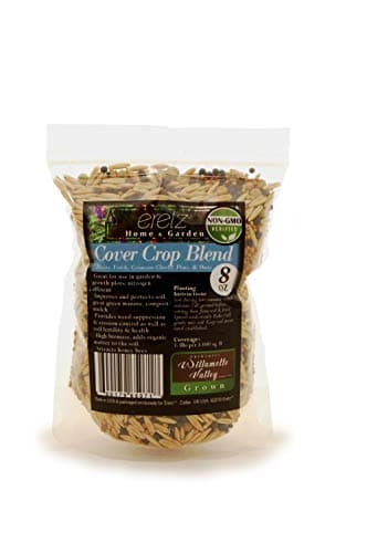 Cover Crop Seed Blend by Eretz (8oz) - Choose Size! Willamette Valley, Oregon Grown, Non-GMO, No Fillers, No Weed Seeds.