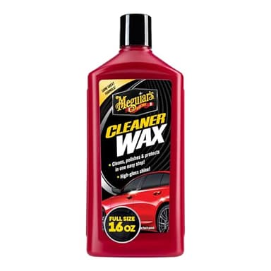 Meguiar's Cleaner Wax - Liquid Car Wax, Cleans, Polishes and Protects Your Vehicle - Easy to Use, Long-lasting Shine - 16 Oz