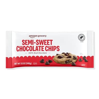Amazon Grocery, Semi-Sweet Chocolate Chips, 12 Oz
